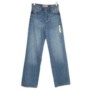 New Zara The Boo High Rise Wide Leg Jeans